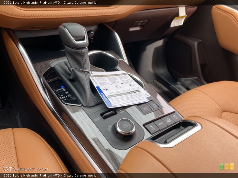 Glazed Caramel Interior Transmission for the 2021 Toyota Highlander Platinum AWD #141491150