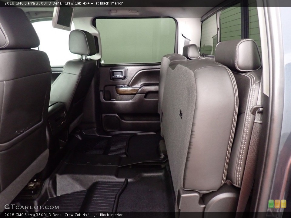 Jet Black Interior Rear Seat for the 2018 GMC Sierra 3500HD Denali Crew Cab 4x4 #141491207