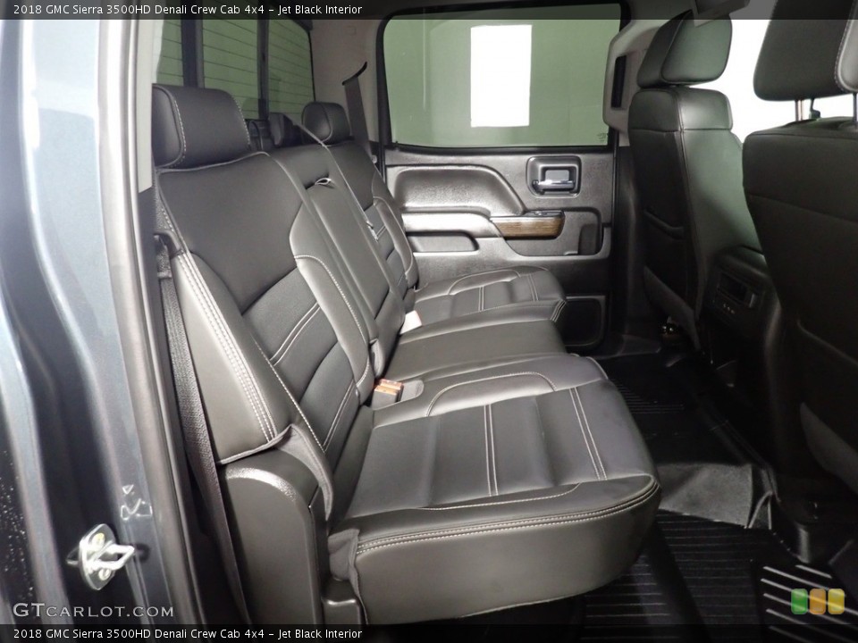 Jet Black Interior Rear Seat for the 2018 GMC Sierra 3500HD Denali Crew Cab 4x4 #141491285
