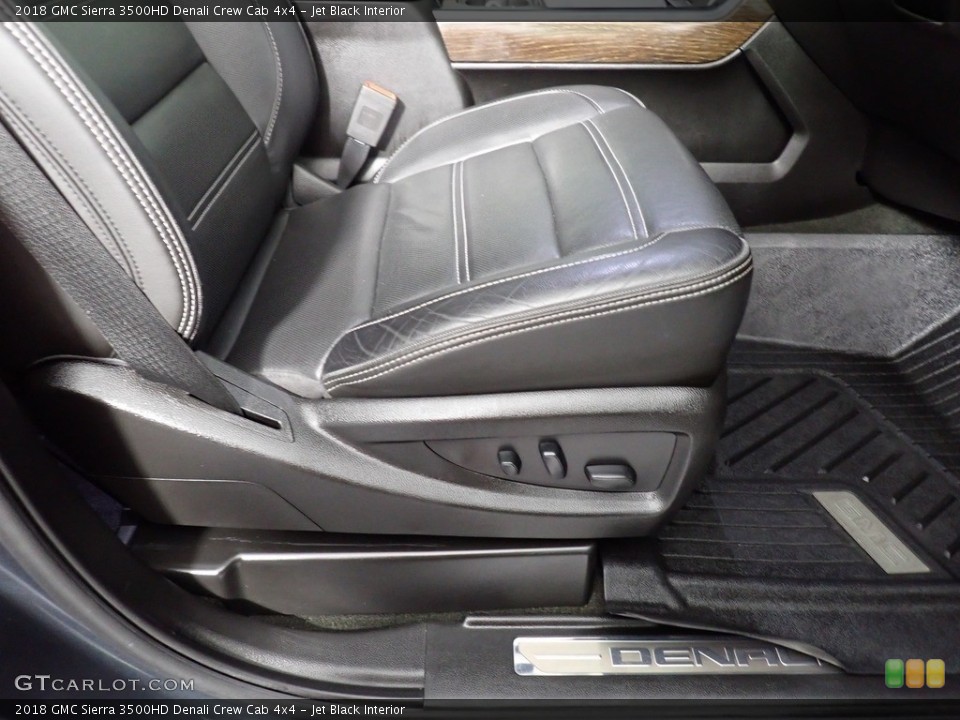 Jet Black Interior Front Seat for the 2018 GMC Sierra 3500HD Denali Crew Cab 4x4 #141491333