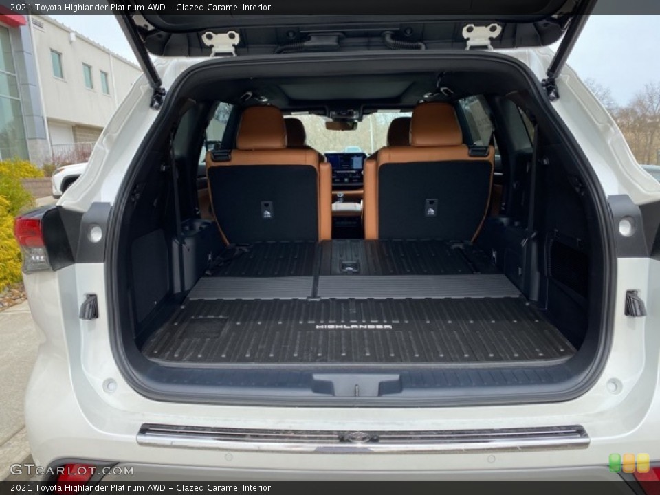 Glazed Caramel Interior Trunk for the 2021 Toyota Highlander Platinum AWD #141491639