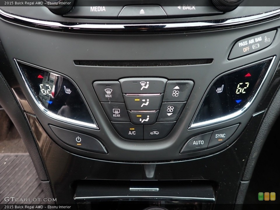 Ebony Interior Controls for the 2015 Buick Regal AWD #141494549
