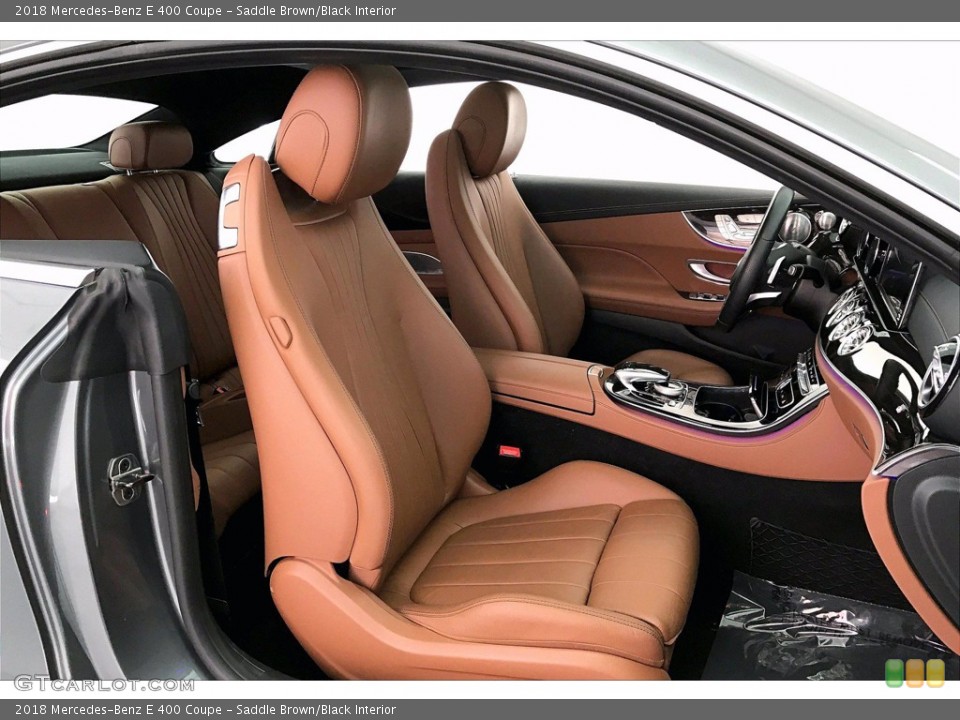 Saddle Brown/Black Interior Photo for the 2018 Mercedes-Benz E 400 Coupe #141494963