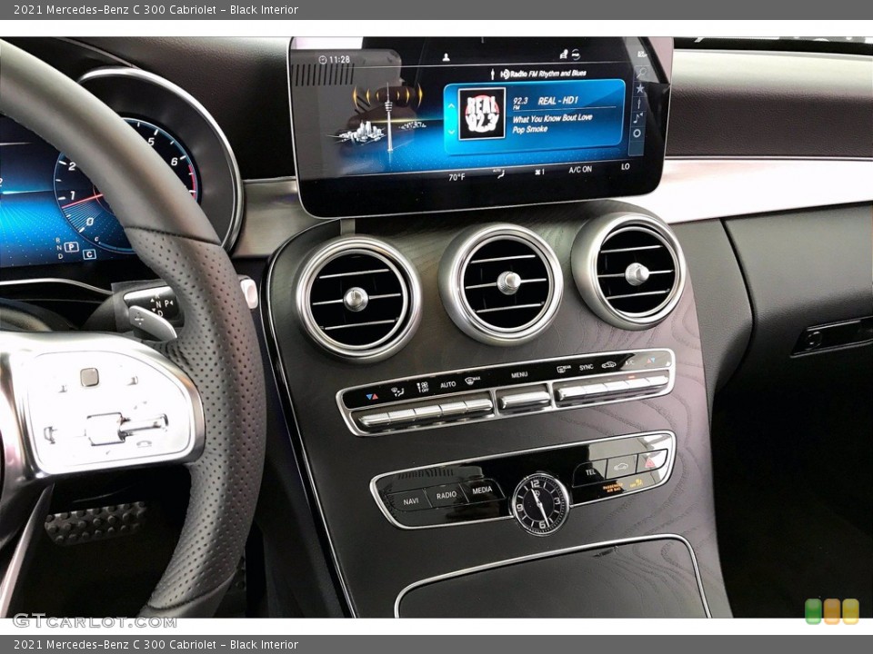 Black Interior Controls for the 2021 Mercedes-Benz C 300 Cabriolet #141495442