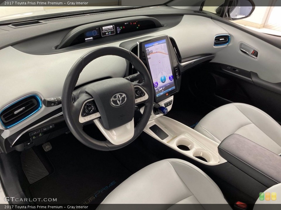 Gray Interior Photo for the 2017 Toyota Prius Prime Premium #141496366