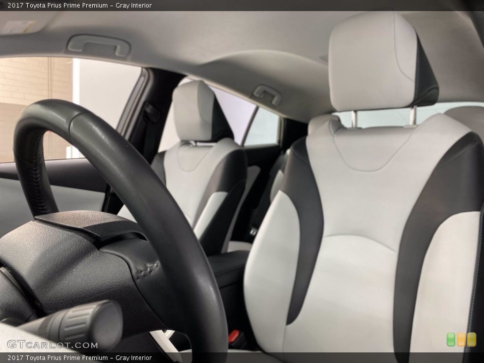 Gray Interior Front Seat for the 2017 Toyota Prius Prime Premium #141496393