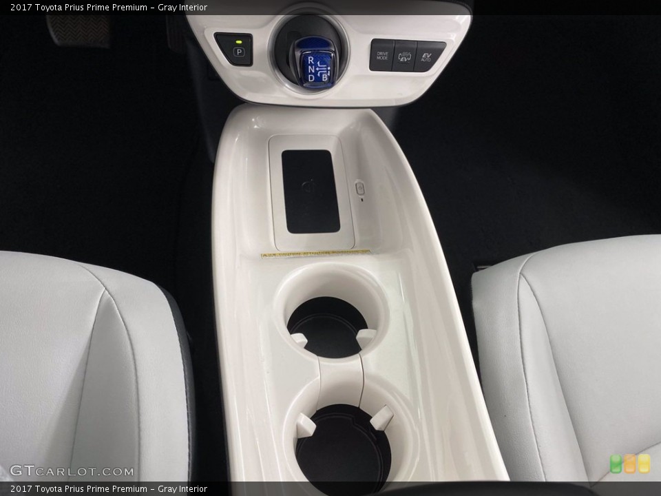 Gray Interior Controls for the 2017 Toyota Prius Prime Premium #141496645