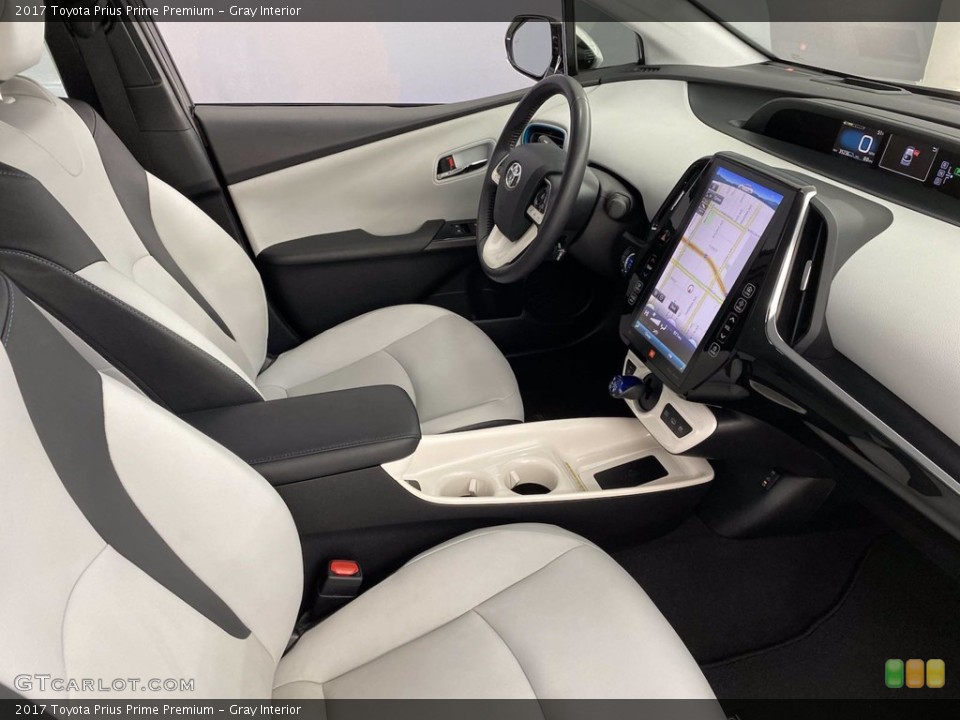 Gray Interior Front Seat for the 2017 Toyota Prius Prime Premium #141496750