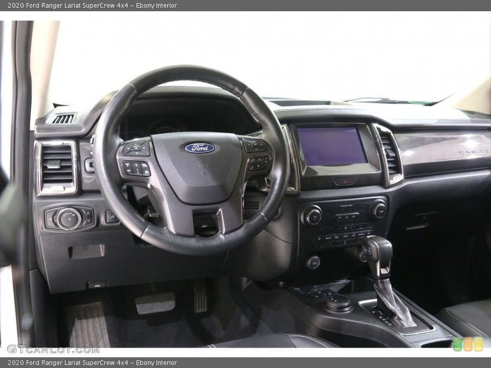 Ebony Interior Dashboard for the 2020 Ford Ranger Lariat SuperCrew 4x4 #141499882