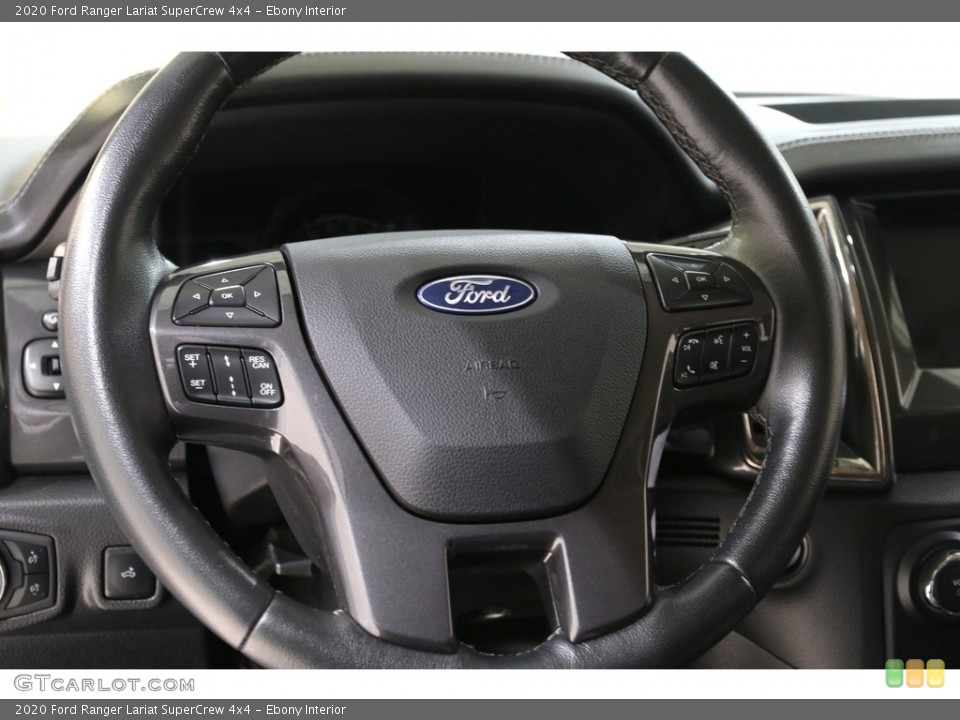 Ebony Interior Steering Wheel for the 2020 Ford Ranger Lariat SuperCrew 4x4 #141499900