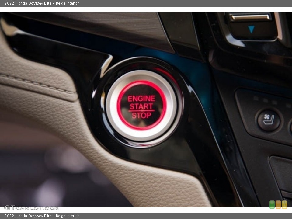 Beige Interior Controls for the 2022 Honda Odyssey Elite #141500395