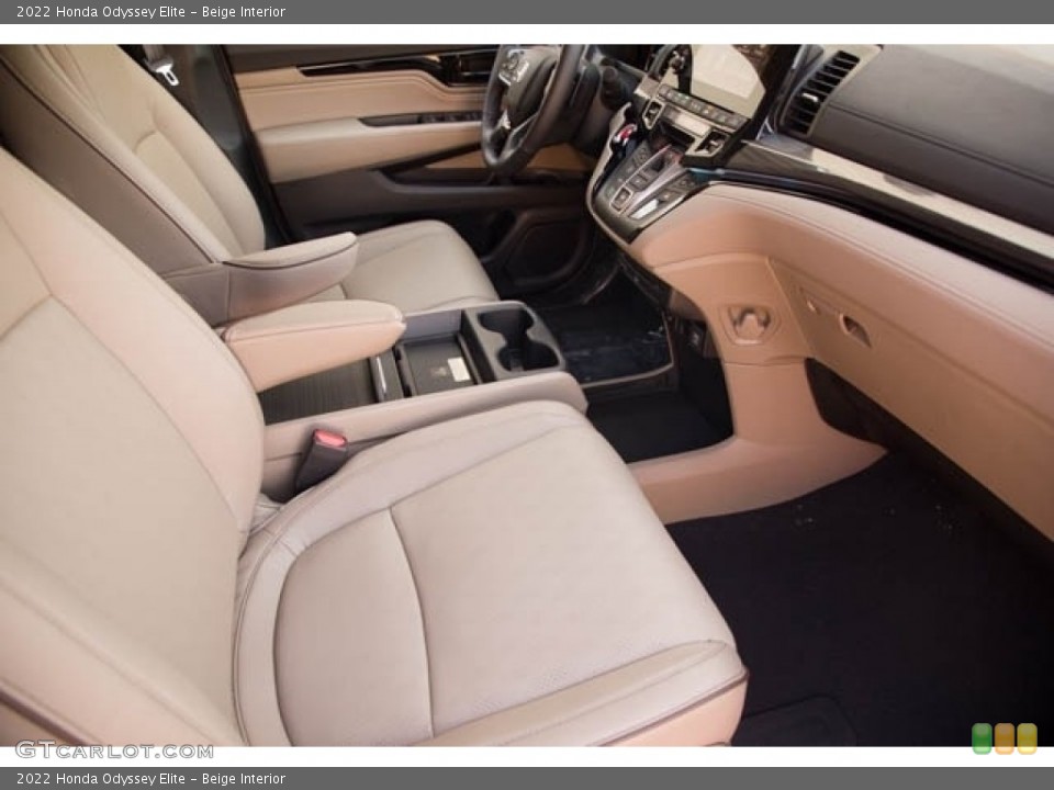 Beige Interior Front Seat for the 2022 Honda Odyssey Elite #141500647