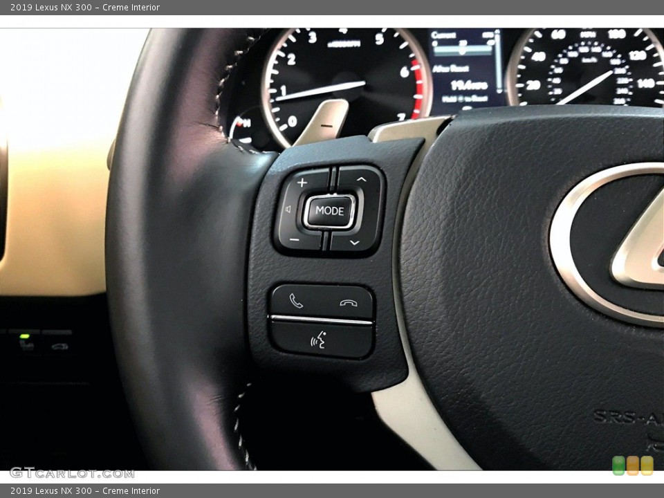 Creme Interior Steering Wheel for the 2019 Lexus NX 300 #141500683