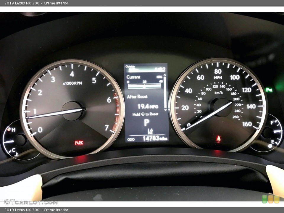 Creme Interior Gauges for the 2019 Lexus NX 300 #141500743