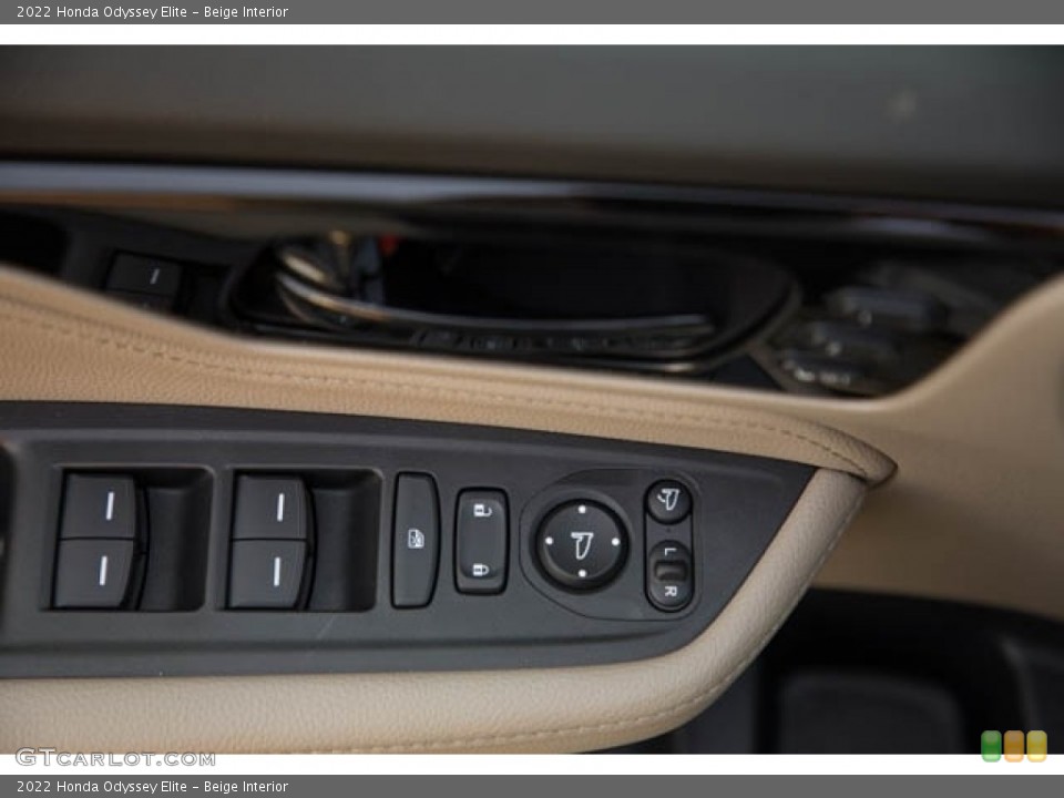 Beige Interior Controls for the 2022 Honda Odyssey Elite #141500779
