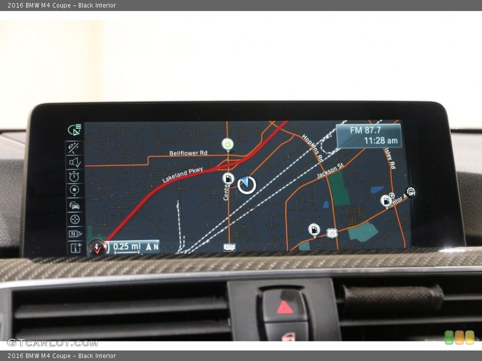 Black Interior Navigation for the 2016 BMW M4 Coupe #141503869