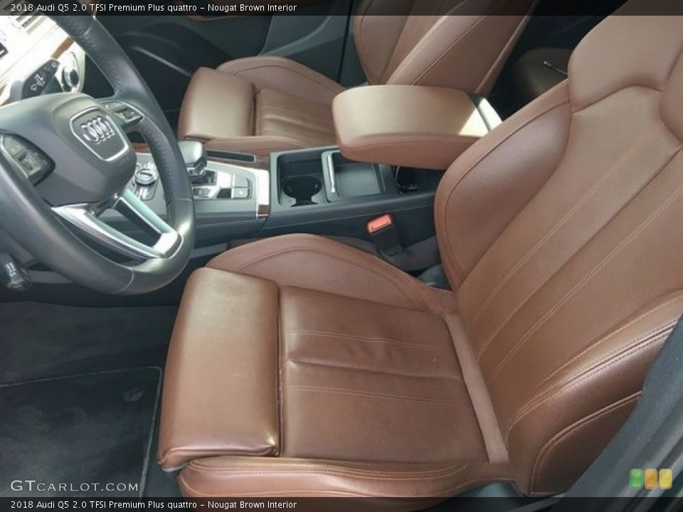 Nougat Brown Interior Front Seat for the 2018 Audi Q5 2.0 TFSI Premium Plus quattro #141505672
