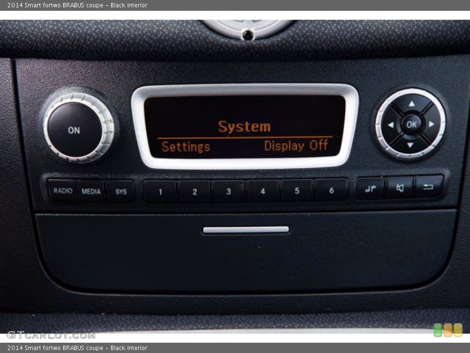 Black Interior Controls for the 2014 Smart fortwo BRABUS coupe #141505801