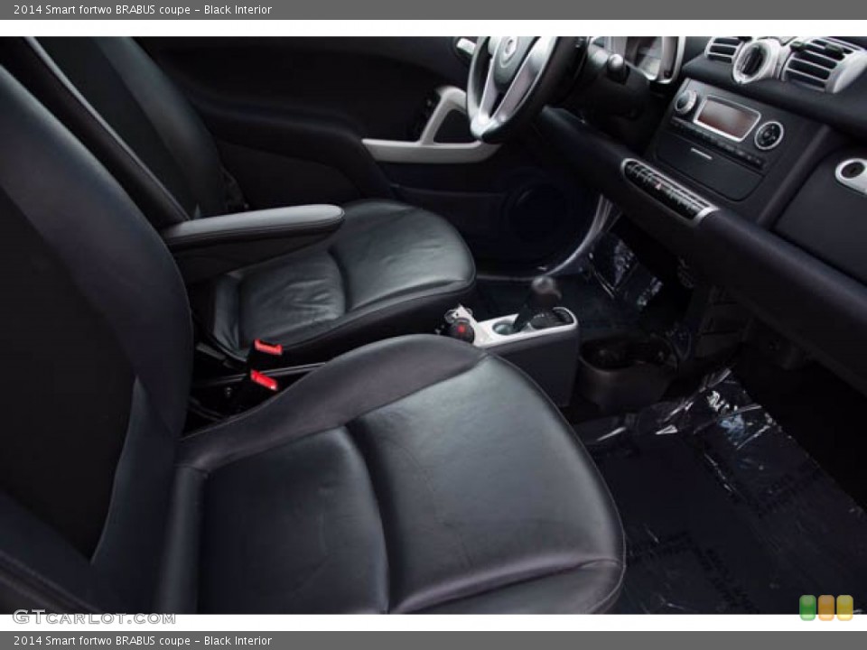 Black Interior Front Seat for the 2014 Smart fortwo BRABUS coupe #141505843