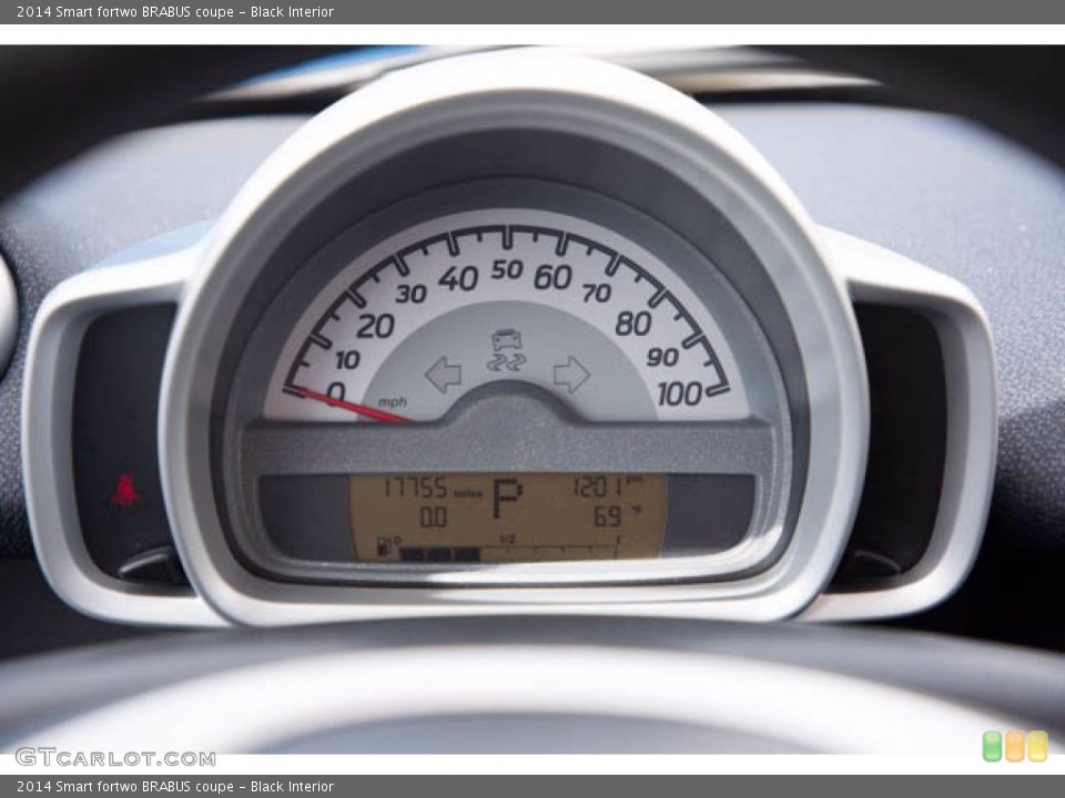 Black Interior Gauges for the 2014 Smart fortwo BRABUS coupe #141505892
