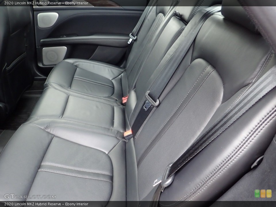 Ebony Interior Rear Seat for the 2020 Lincoln MKZ Hybrid Reserve #141506884