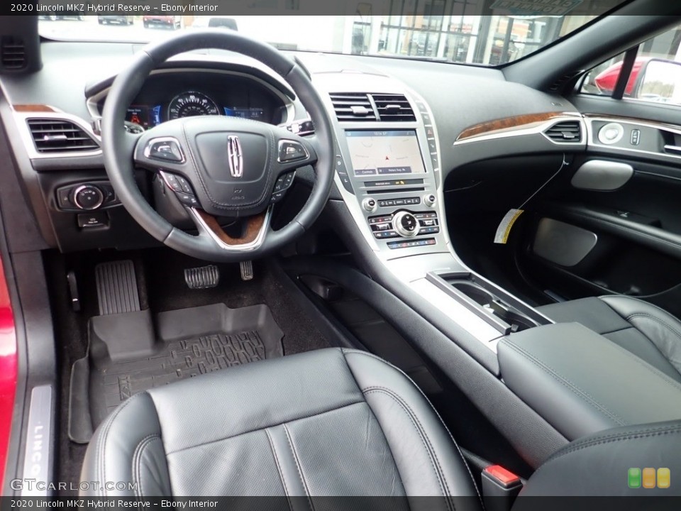 Ebony Interior Photo for the 2020 Lincoln MKZ Hybrid Reserve #141506893
