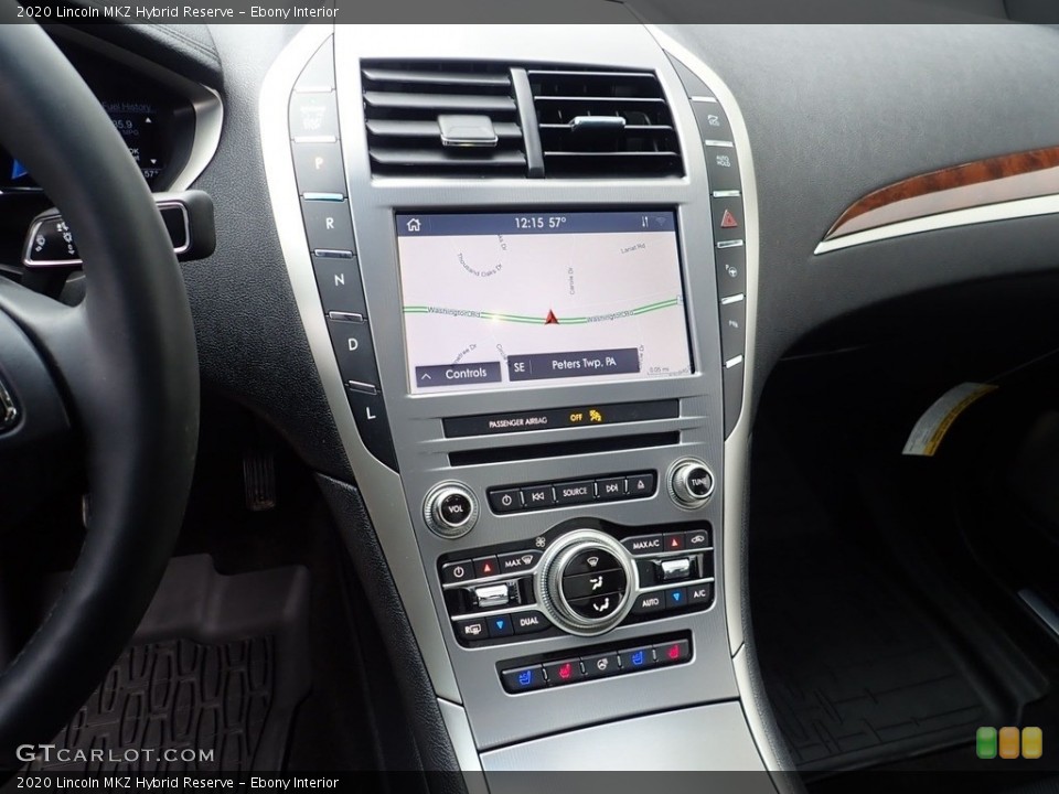 Ebony Interior Controls for the 2020 Lincoln MKZ Hybrid Reserve #141506953
