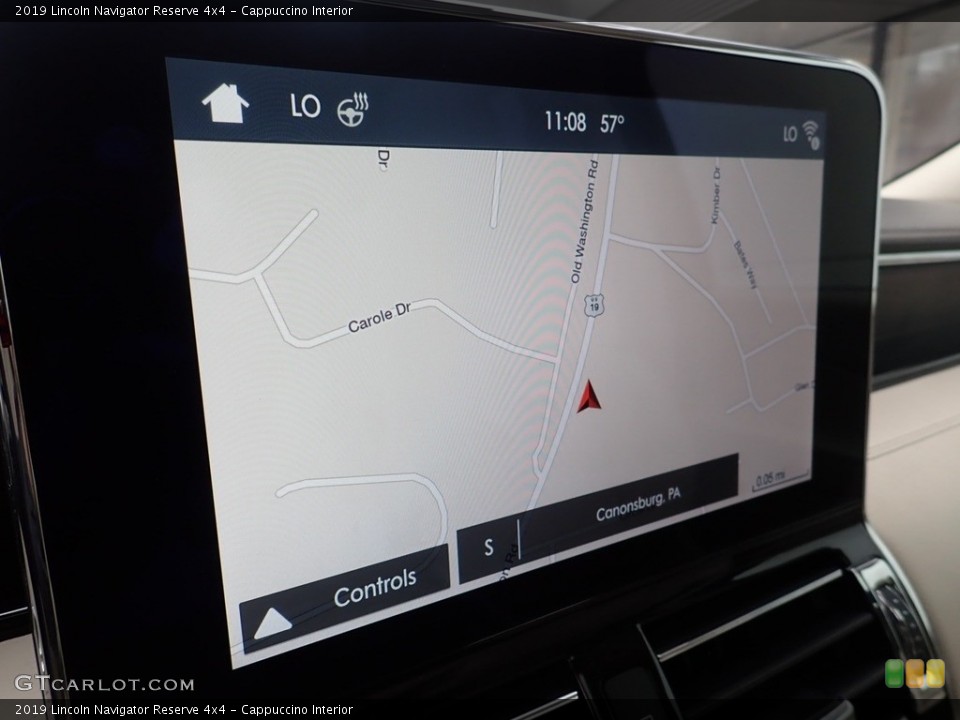 Cappuccino Interior Navigation for the 2019 Lincoln Navigator Reserve 4x4 #141507295