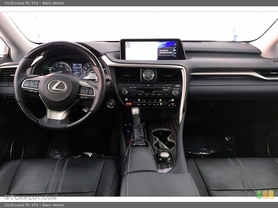 Black Interior Dashboard for the 2018 Lexus RX 350 #141509251