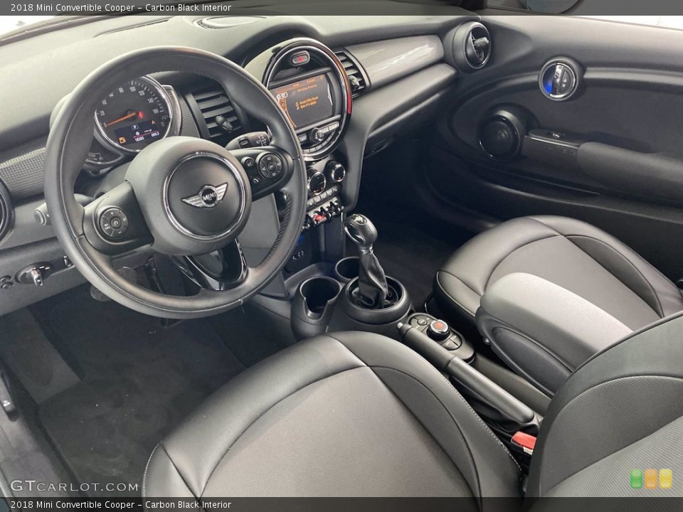 Carbon Black Interior Photo for the 2018 Mini Convertible Cooper #141509269