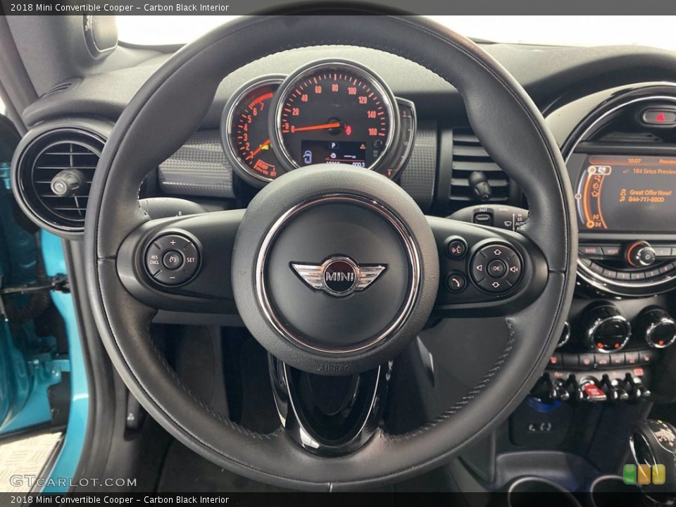 Carbon Black Interior Steering Wheel for the 2018 Mini Convertible Cooper #141509320