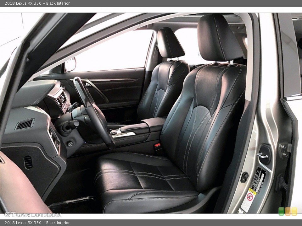 Black Interior Front Seat for the 2018 Lexus RX 350 #141509329