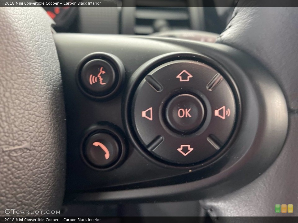 Carbon Black Interior Steering Wheel for the 2018 Mini Convertible Cooper #141509371