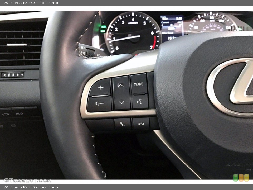 Black Interior Steering Wheel for the 2018 Lexus RX 350 #141509413