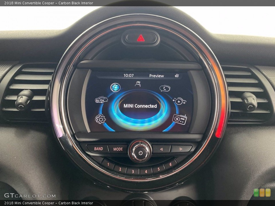 Carbon Black Interior Controls for the 2018 Mini Convertible Cooper #141509456