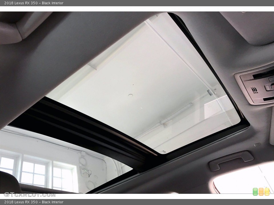 Black Interior Sunroof for the 2018 Lexus RX 350 #141509503
