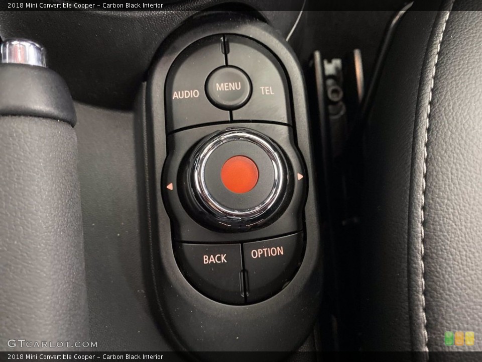 Carbon Black Interior Controls for the 2018 Mini Convertible Cooper #141509587