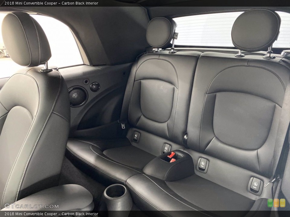 Carbon Black Interior Rear Seat for the 2018 Mini Convertible Cooper #141509703