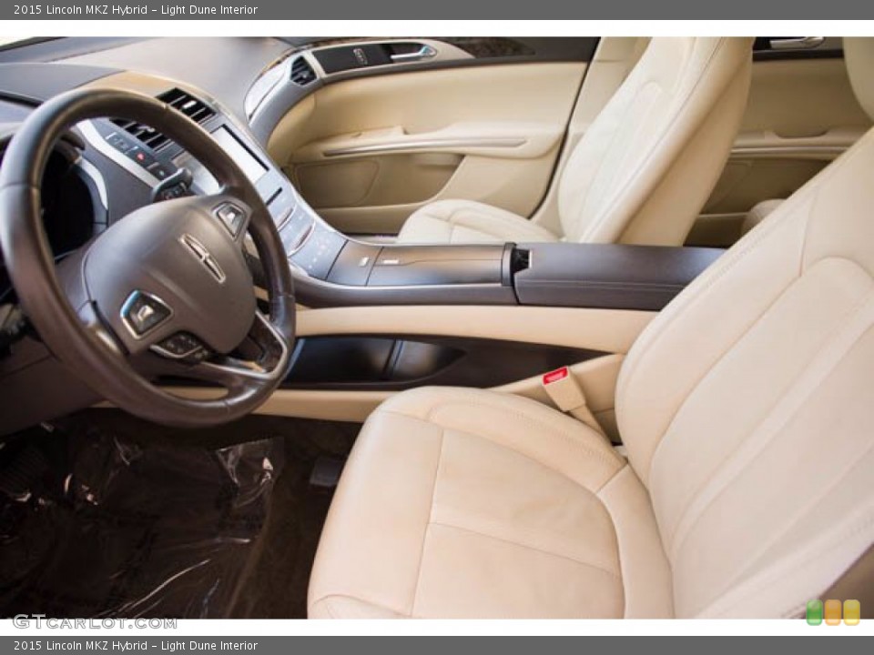 Light Dune Interior Photo for the 2015 Lincoln MKZ Hybrid #141509908