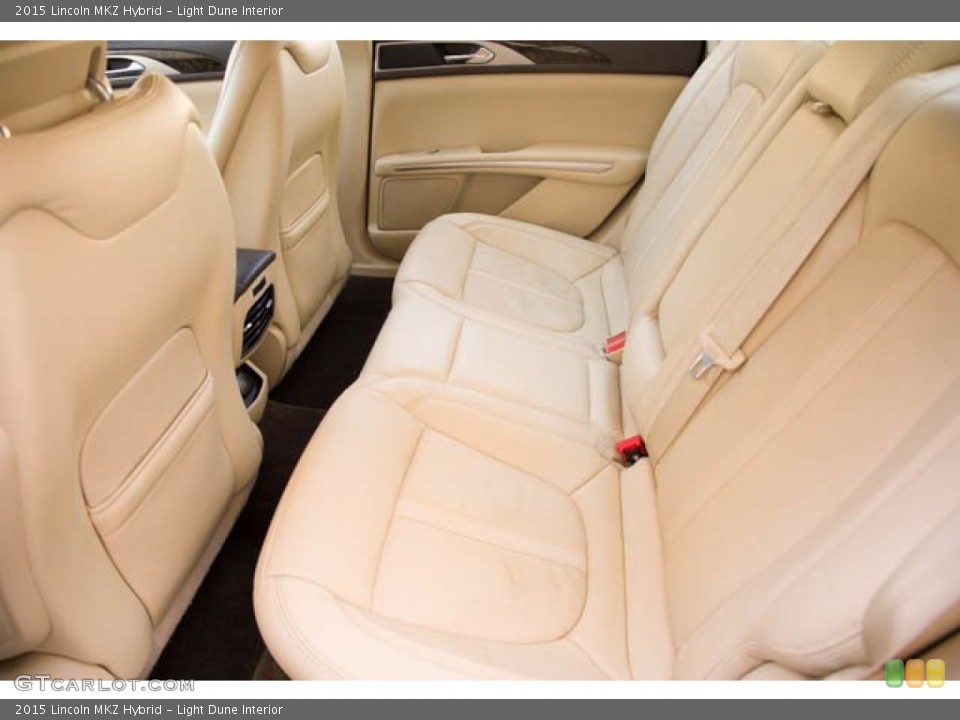 Light Dune Interior Rear Seat for the 2015 Lincoln MKZ Hybrid #141509920