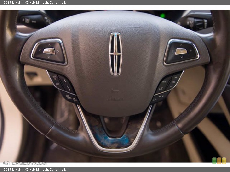 Light Dune Interior Steering Wheel for the 2015 Lincoln MKZ Hybrid #141510072