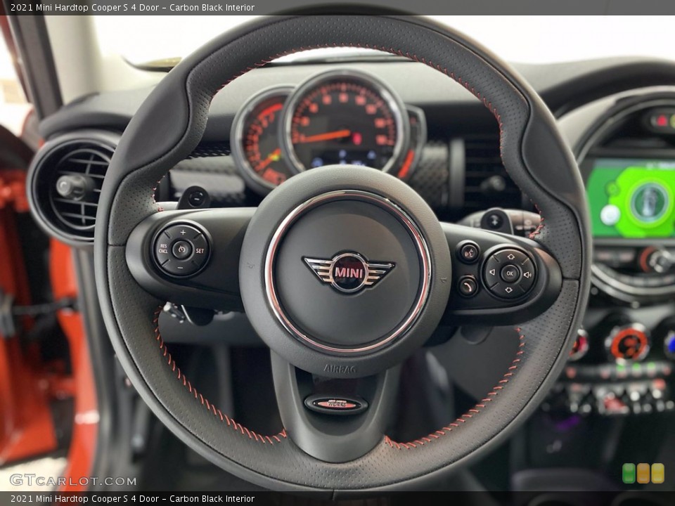 Carbon Black Interior Steering Wheel for the 2021 Mini Hardtop Cooper S 4 Door #141510304