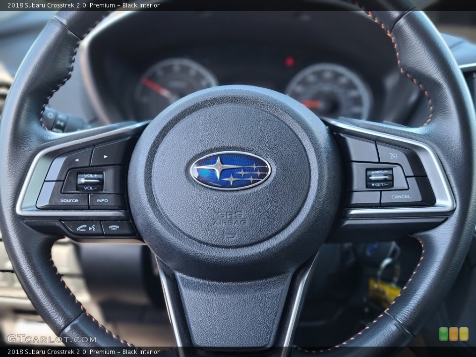 Black Interior Steering Wheel for the 2018 Subaru Crosstrek 2.0i Premium #141511009