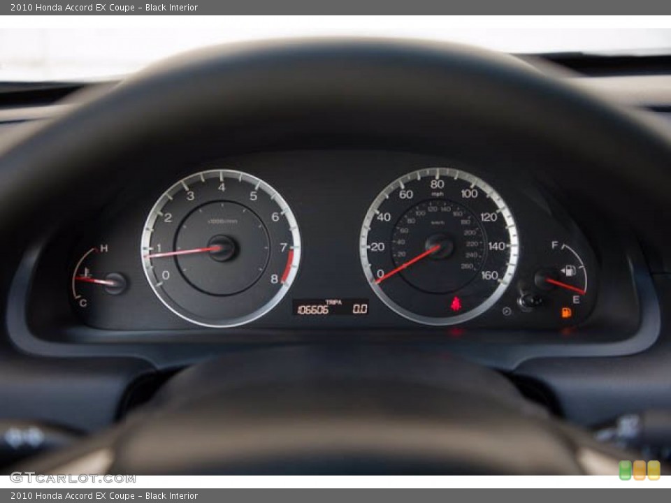 Black Interior Gauges for the 2010 Honda Accord EX Coupe #141511576