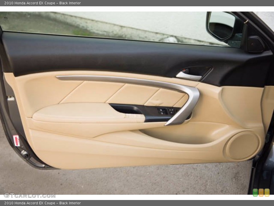 Black Interior Door Panel for the 2010 Honda Accord EX Coupe #141511588