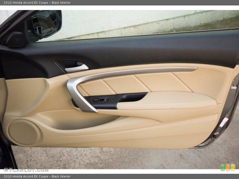Black Interior Door Panel for the 2010 Honda Accord EX Coupe #141511612