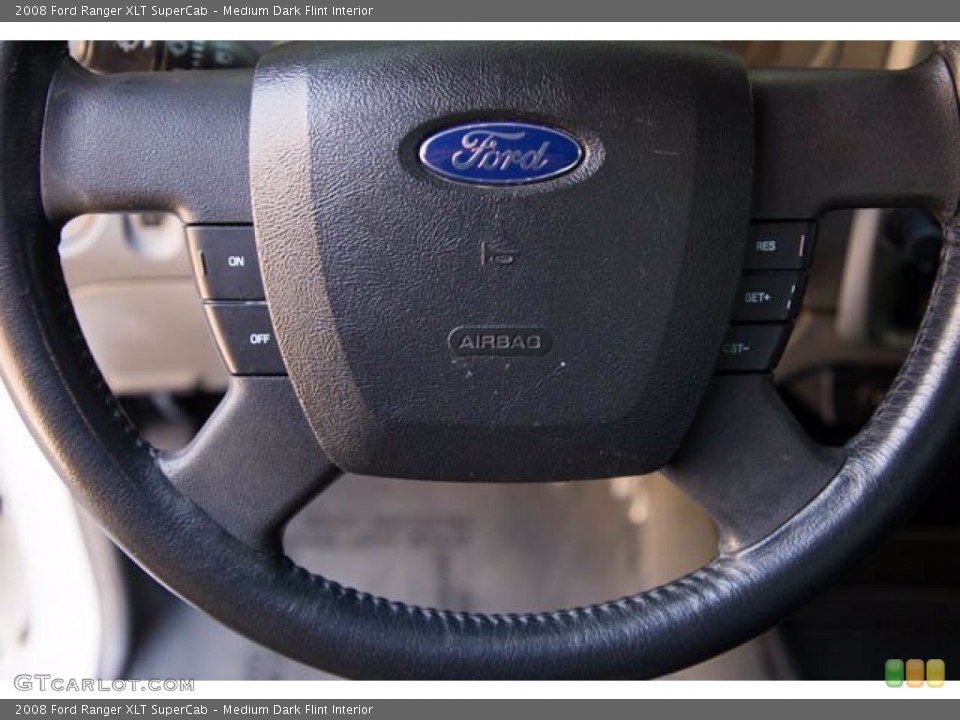 Medium Dark Flint Interior Steering Wheel for the 2008 Ford Ranger XLT SuperCab #141511843