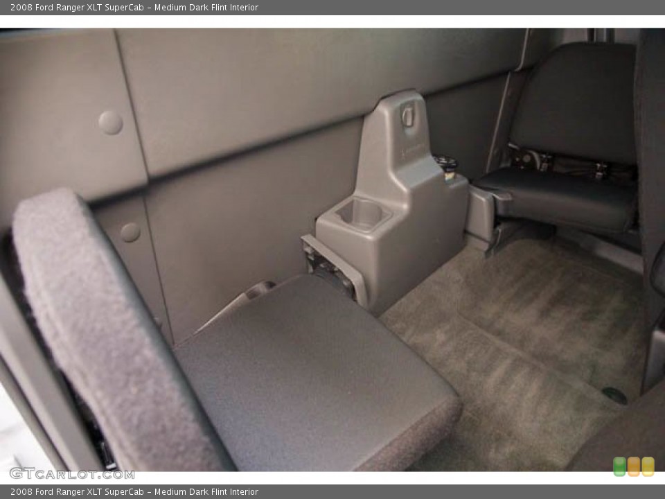 Medium Dark Flint Interior Rear Seat for the 2008 Ford Ranger XLT SuperCab #141511903