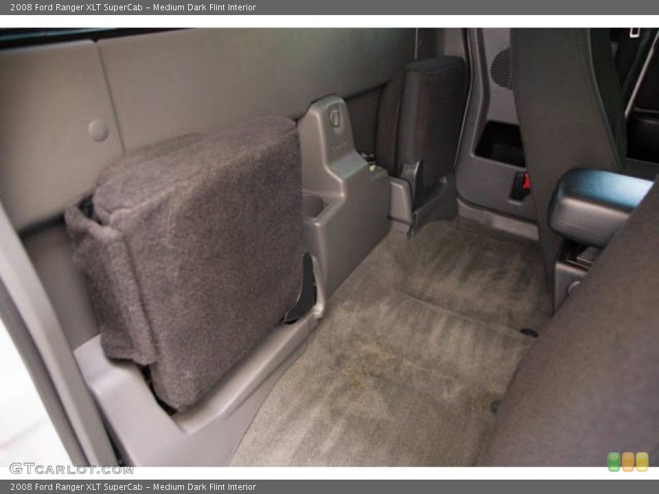 Medium Dark Flint Interior Rear Seat for the 2008 Ford Ranger XLT SuperCab #141511915