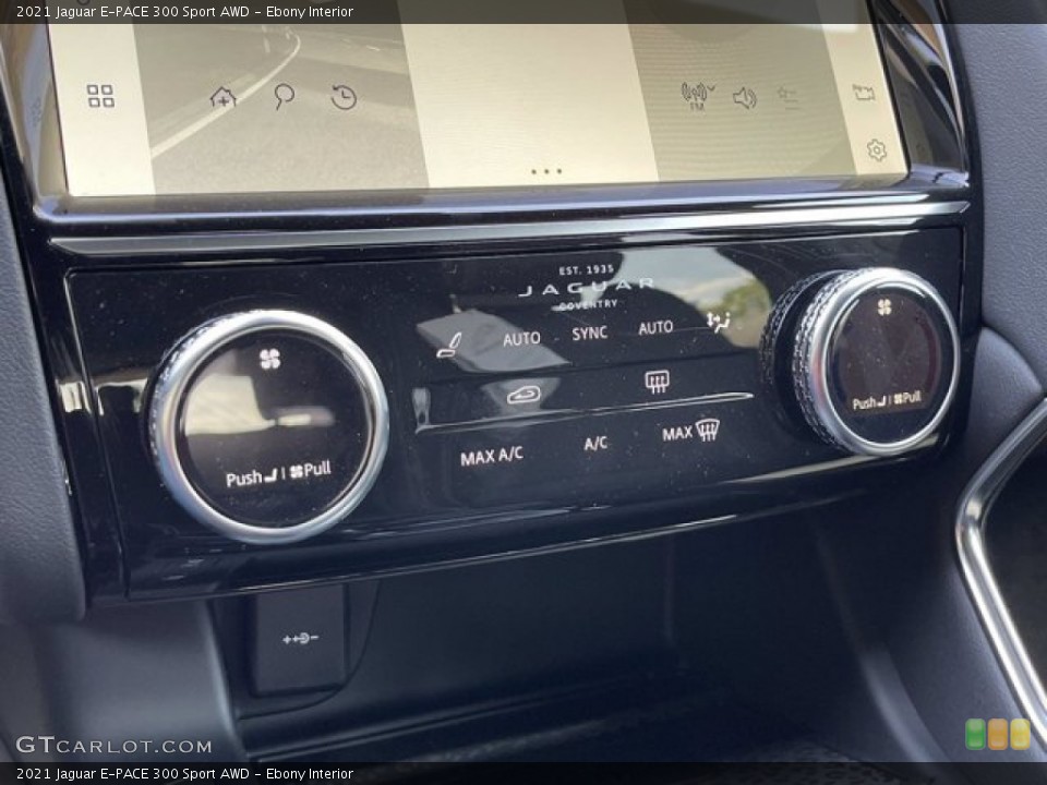 Ebony Interior Controls for the 2021 Jaguar E-PACE 300 Sport AWD #141512113